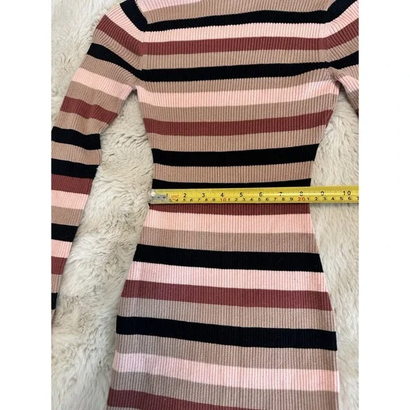 Derek Heart ribbed knit bodycon dress with long sleeves Size‎ S - Picture 11 of 15